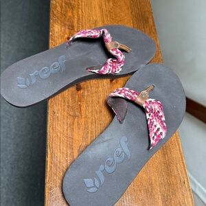 Reef Flip Flops Multi Thong Woven Sandals Shoes